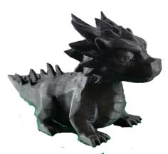 Sebastian- The Brave Little Dragon Pup 3D Printer Model