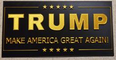 Trump Sign 3D Printer Model