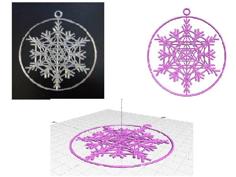 Snowflake Star Of David 3D Printer Model