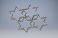 Stars And Diamonds Cookie Cutter 3D Printer Model