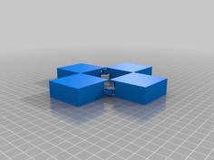 4 Squares In 1 Square 3D Printer Model