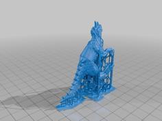 Dark Elf Cold One Chariot 3D Printer Model