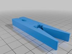 Clothes Peg (Dexcom Springed) 3D Printer Model