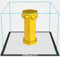 Gothic Pillar 3D Printer Model