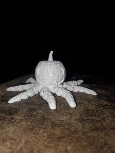 Jack-o-lantern Octopus With Lid 3D Printer Model