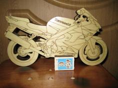 Laser Cut Motorcycle Kawasaki