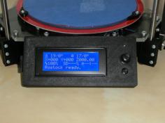 Rostock LCD Housing For Smart Controller 3D Printer Model