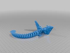 Articulated Winged Beast – Dragon 3D Printer Model