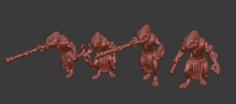 Chameleon Warrior Miniatures 3D Printer Model