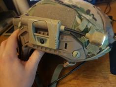 Airsoft Version Of MPLS Flashlight For Helmet 3D Printer Model