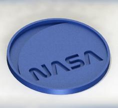 INTERSTELLAR NASA (WORM) LOGO – COASTER 3D Printer Model