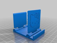 Hello Kitty Phone Holder 3D Printer Model