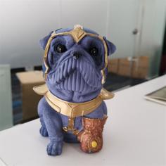 Thanos Shaped Bulldog（scanned By Revopoint POP） 3D Printer Model