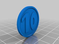 Currency Tokens 3D Printer Model