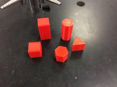 Density Shapes 3D Printer Model