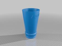 Coffee Filter Funnel For Quart Mason Jar 3D Printer Model