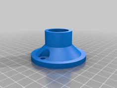 PVC Pipe 1/2″ Wall Mount/Foot 3D Printer Model