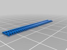 N Scale Fence 3D Printer Model