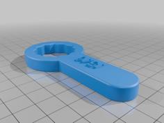 RV Hot Water Tank Wrench 3D Printer Model