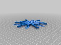 Snowflake Of The Stars 3D Printer Model