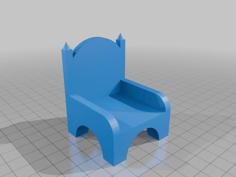 Toy Throne 3D Printer Model