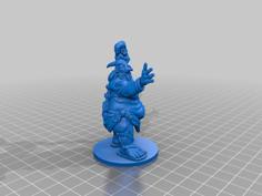 Fat Giant Magic User 3D Printer Model