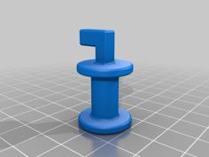 IKEA Skadis Hook Round 3D Printer Model