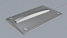 AtomRC Dolphin ESC Blank Cover With SKID 3D Printer Model