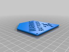 Modified Mouse Bait Station 3D Printer Model