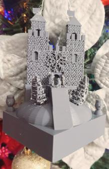 Santa’s Castle Ornament 3D Printer Model