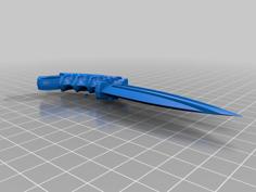 Mandolarian Dagger 7 3D Printer Model