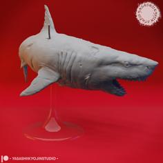 Great Wight Shark (Undead) – Tabletop Miniature 3D Printer Model