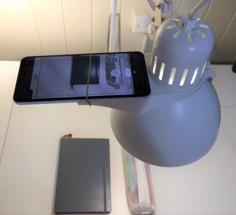 Universal Phone Mount For IKEA Tertial Lamp For Tabletop Birds Eye Filming By Billie Ruben 3D Printer Model