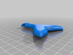 Whale Tale Pendant 3D Printer Model