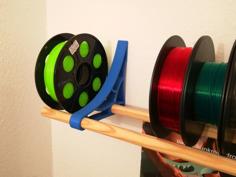 Another Spool Shelf Out Of A Broomstick 3D Printer Model