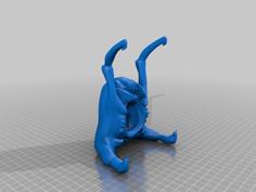 Higher Resolution Head Crab 3D Printer Model