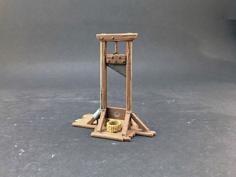 Guillotine For 28mm Miniatures Gaming 3D Printer Model