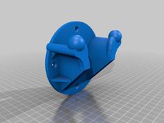 Electric Guitar Wall Holder 3D Printer Model