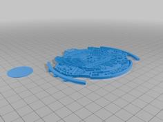 WWF Wing Eagle Title 3D Printer Model