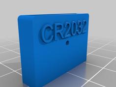 CR2032 Battery Holder 3D Printer Model