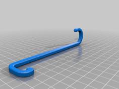 90 Degree S-Hook 3D Printer Model