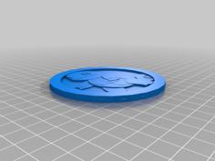 Squirtle Coaster 3D Printer Model