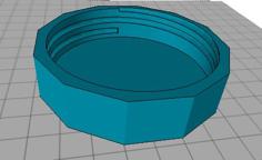 Blank Jar Lid 3D Printer Model