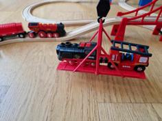 Crane Lifting Platform For Brio Trains And Other Toy Cars 3D Printer Model