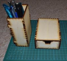 Laser Cut Drawer And Stackable Boxe