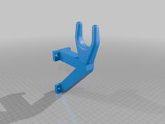 Wall Mounted Bow Stand 3D Printer Model