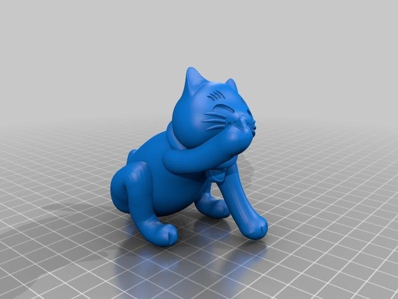 Fu Cat 3d Printer Model Free Download - 3axis.co