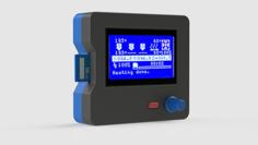 Case For The Graphic LCD Screen 128×64 (RepRapWorld) 3D Printer Model