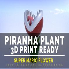 Super Mario Flower 3D Printer Model