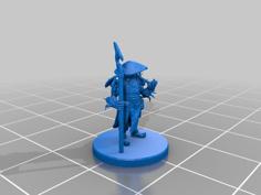 Dwarf Druid Miniature 3D Printer Model